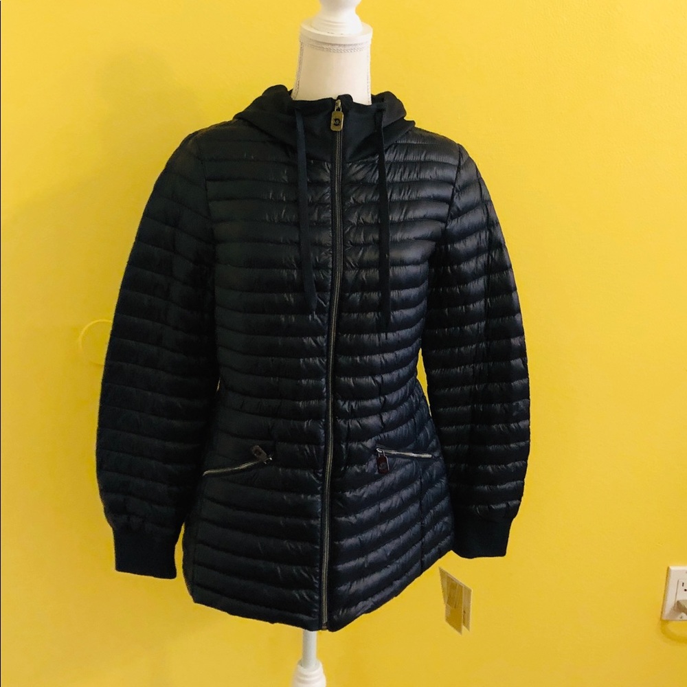 Michael Kors Packable Hooded Down Puffer Coat, S